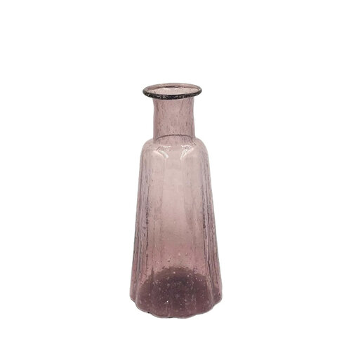 Vase recycling Glas pink
