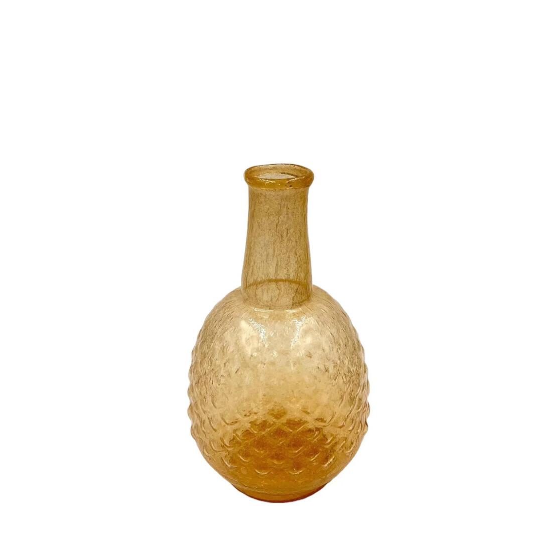 Vase recycling Glas orange