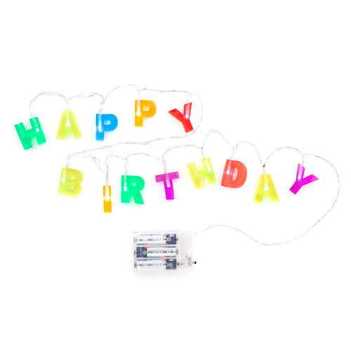 Kikkerland Lichterkette «Happy Birtday»