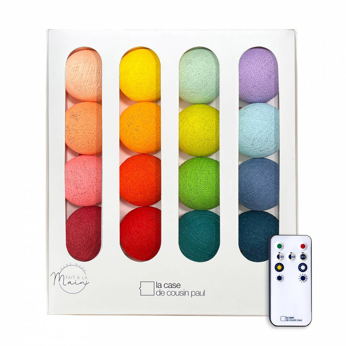 la case de cousin paul Lichterkette LED «Rainbow»