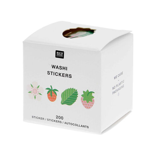Rico Sticker Washi Erdbeeren