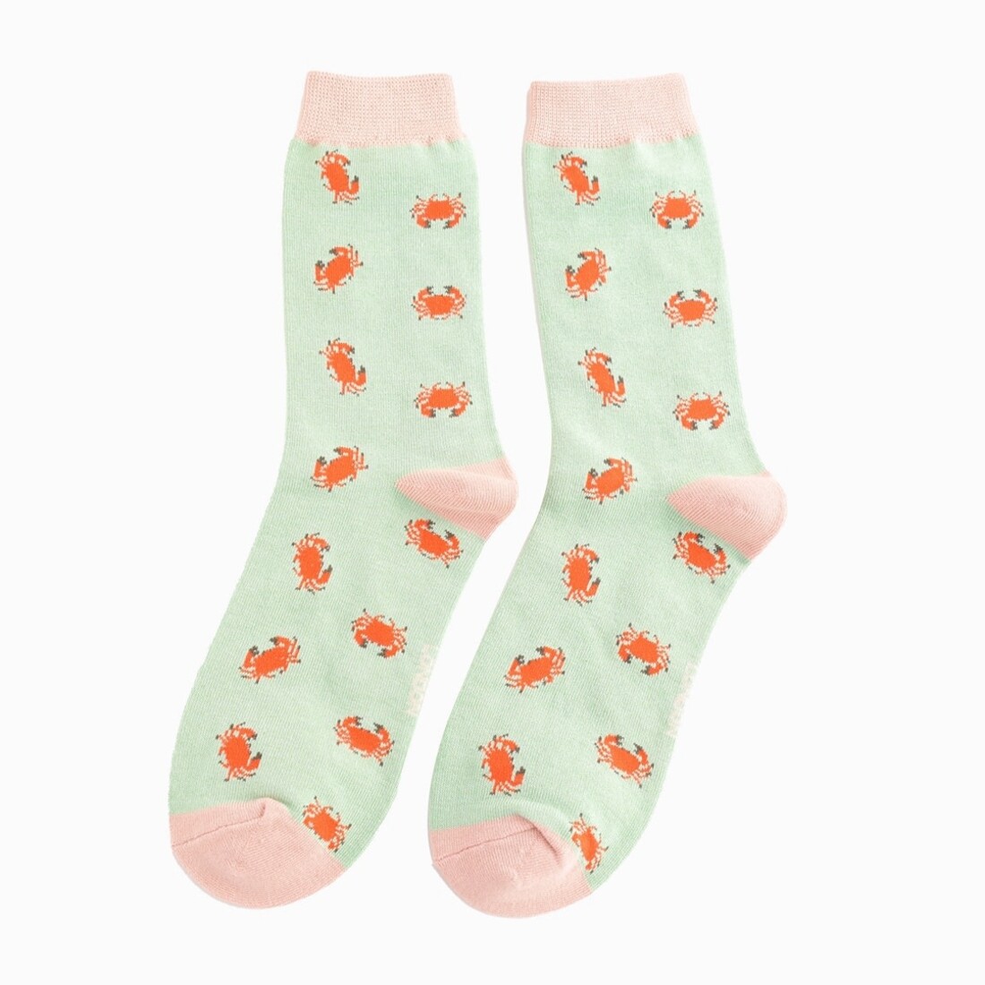Miss Sparrow Socken 36-41 Krabben mint