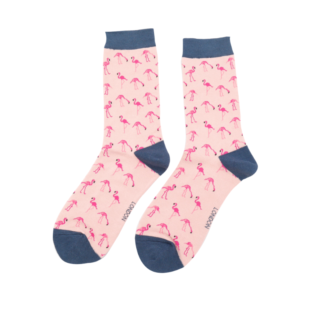 Miss Sparrow Socken 36-41 Flamingos dunkelrosa