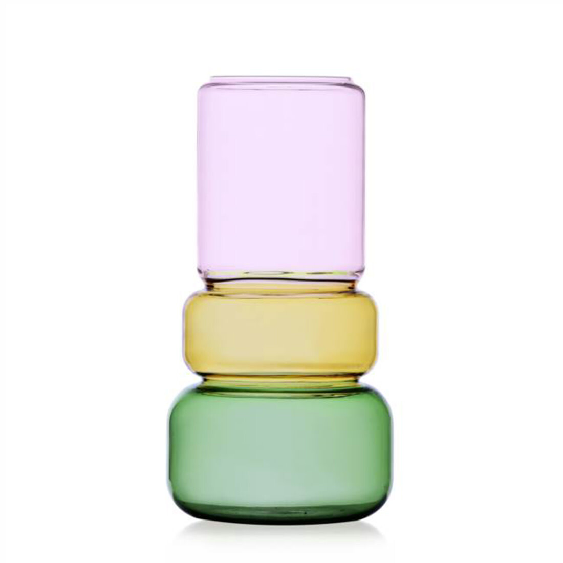 Ichendorf Milano Ichendorf Vase «Revolve» pink-amber-green
