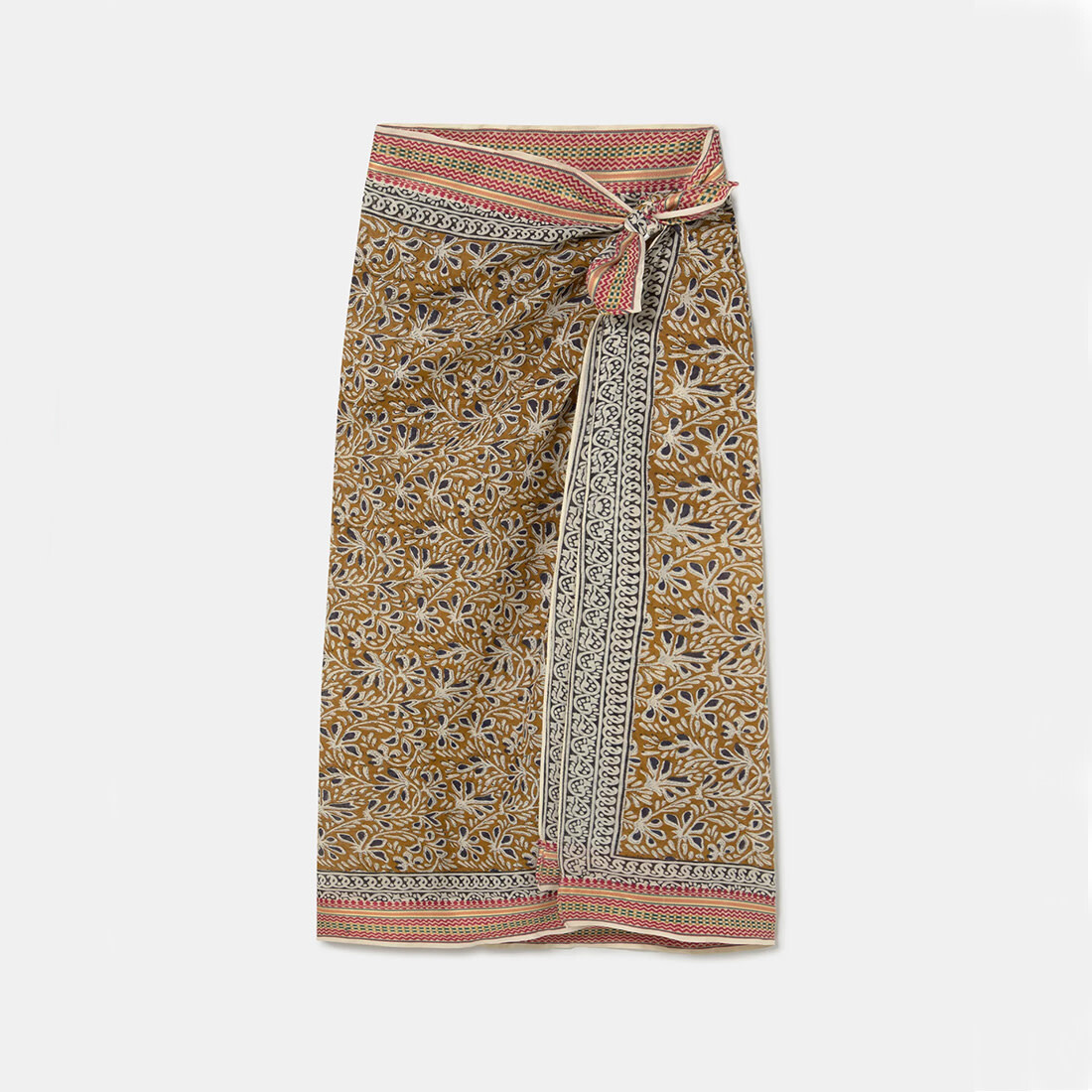natura Foulard Sari flor azul