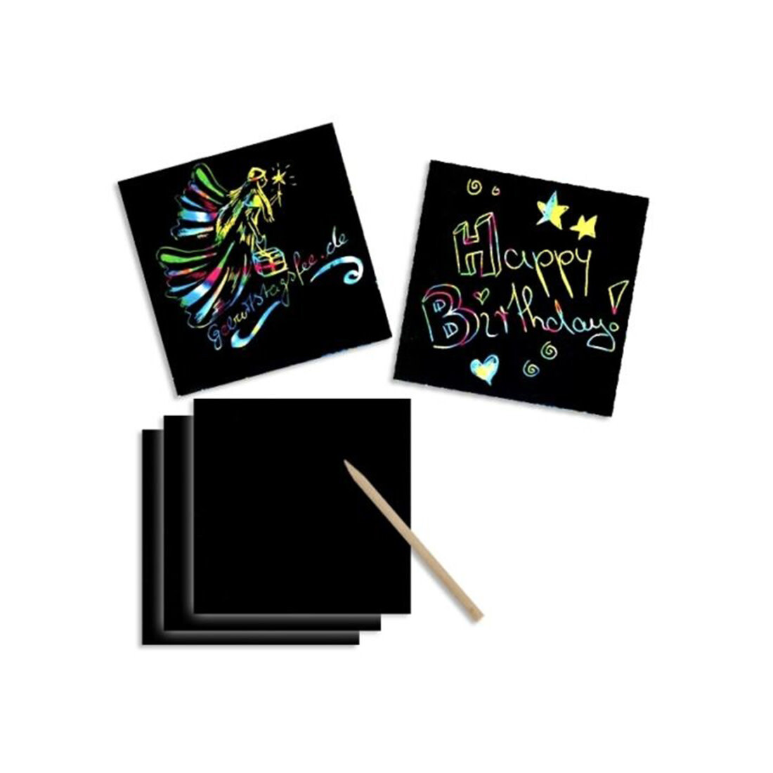 Cepewa Kartenset «Scratch Magic»
