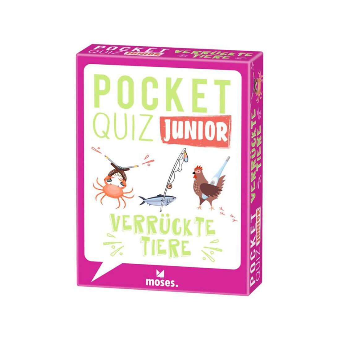 moses Pocket Quiz Junior - Verrückte Tiere