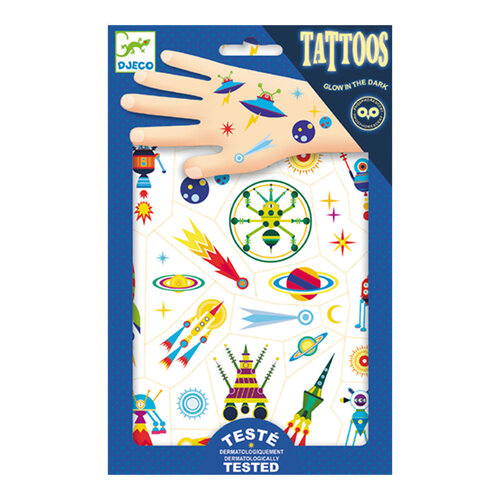 Tattoos «glow in the dark» Space