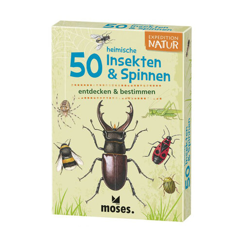 moses 50 heimische Insekten & Spinnen