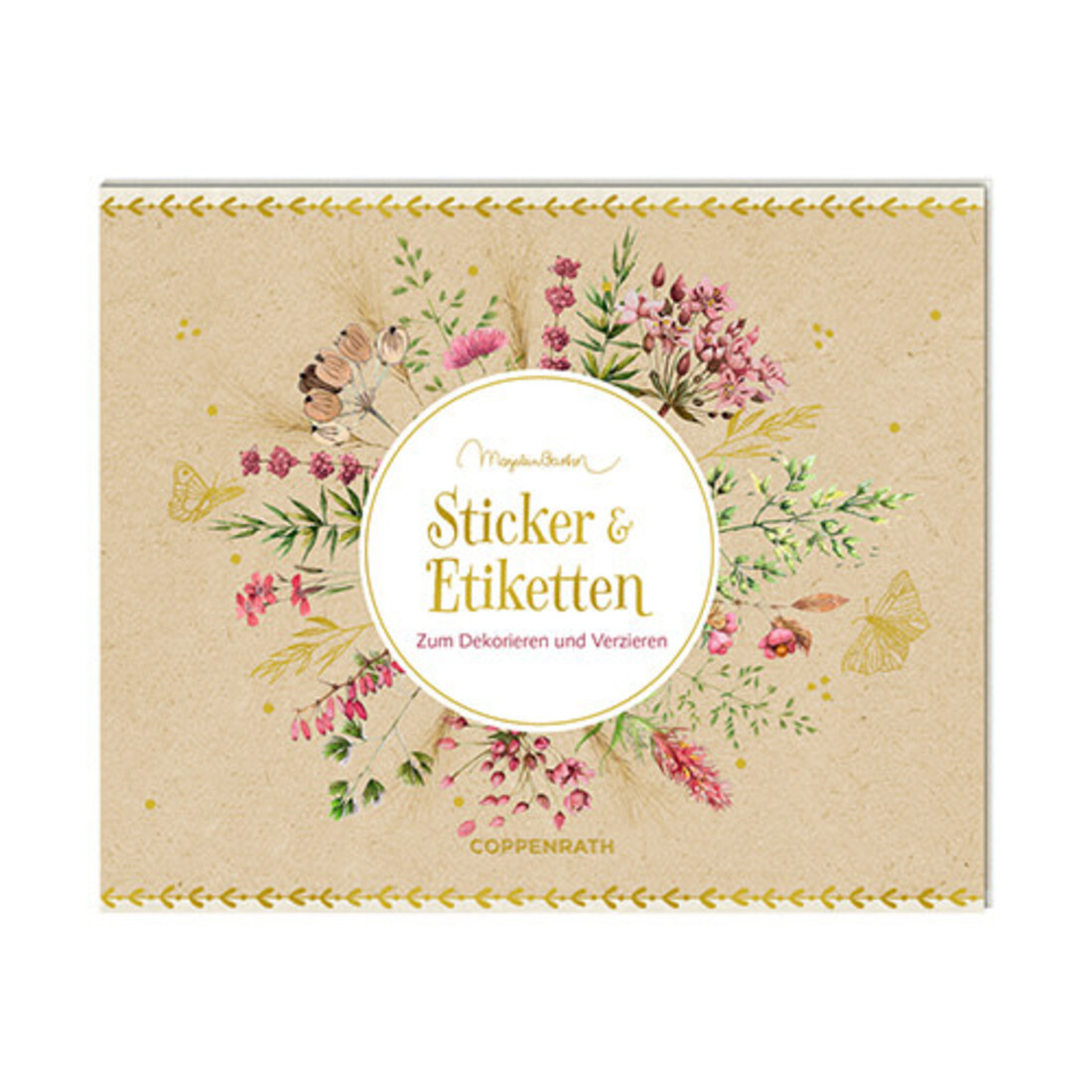 Stickerbuch Natur pur «Lettering»