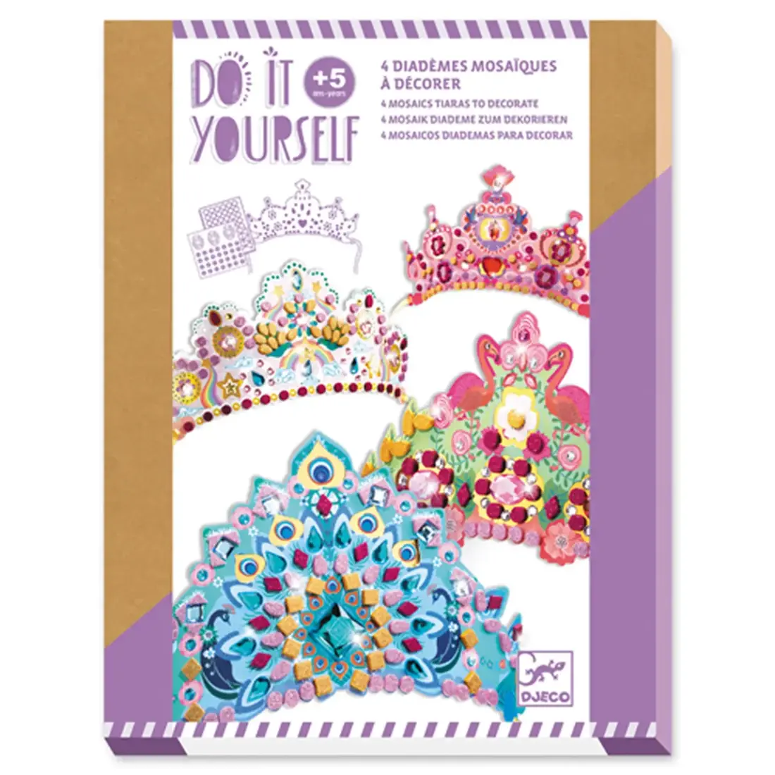 Djeco DIY Mosaik Diademe Prinzessin