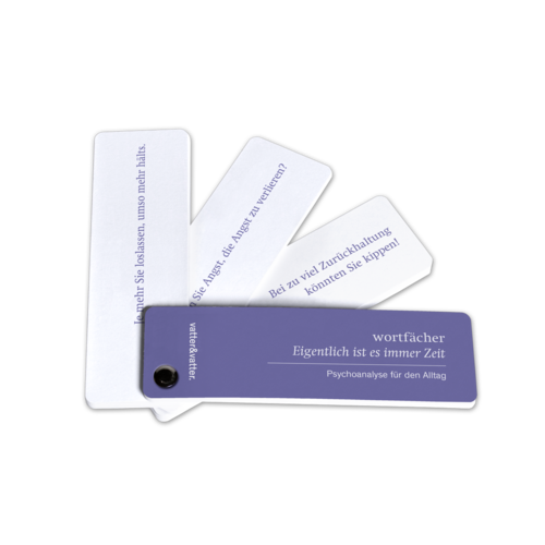 vatter&vatter Wortfächer Eigentlich ist es immer Zeit