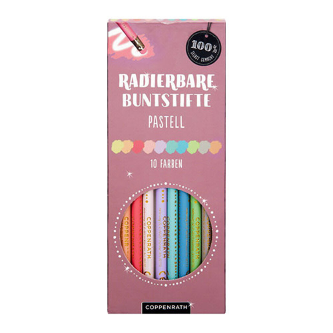 Radierbare Buntstifte pastell