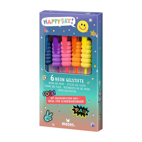 Happy Day Neon Gelstifte