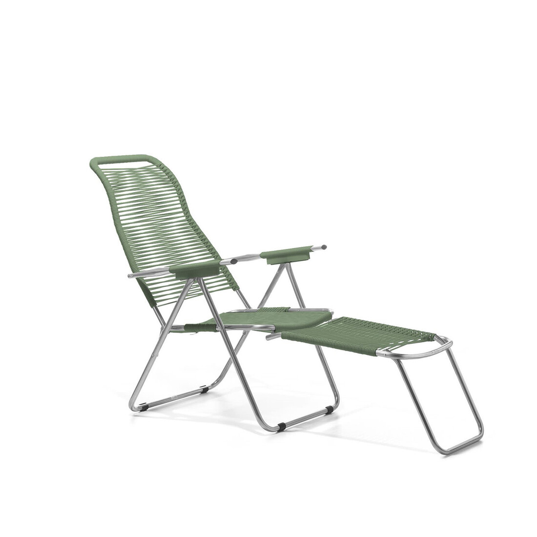 Fiam Liegestuhl Armchair Spaghetti olivgrün