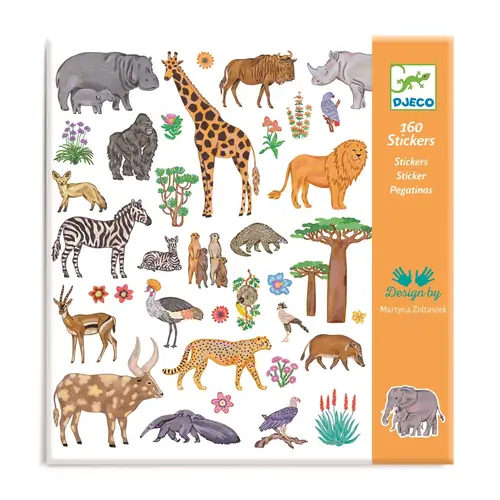 Djeco Stickerset Kenia