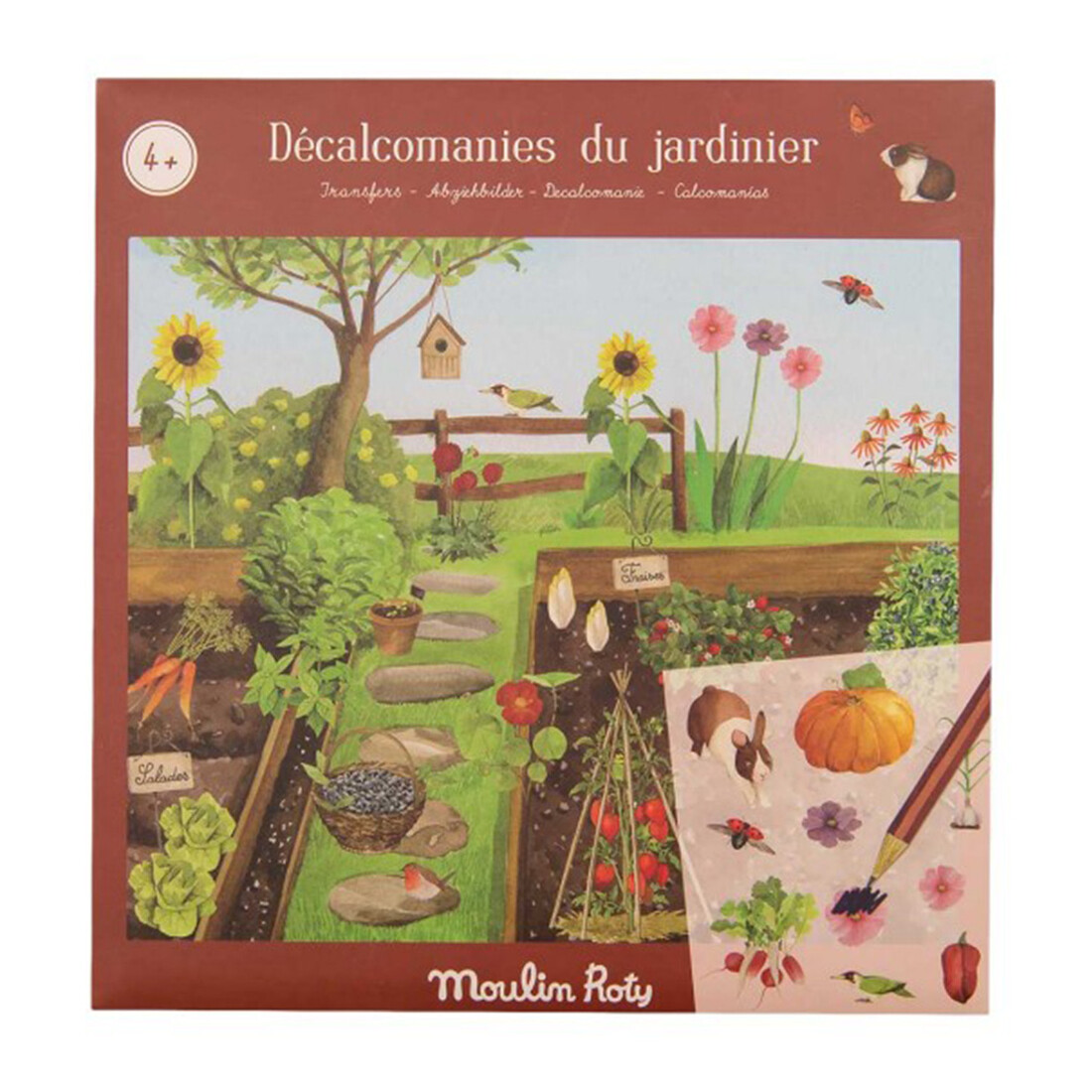 Moulin Roty Stickerset «Garten»