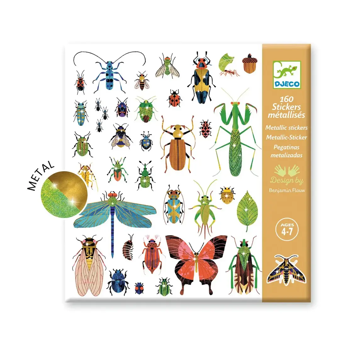 Djeco Stickerset Insekten