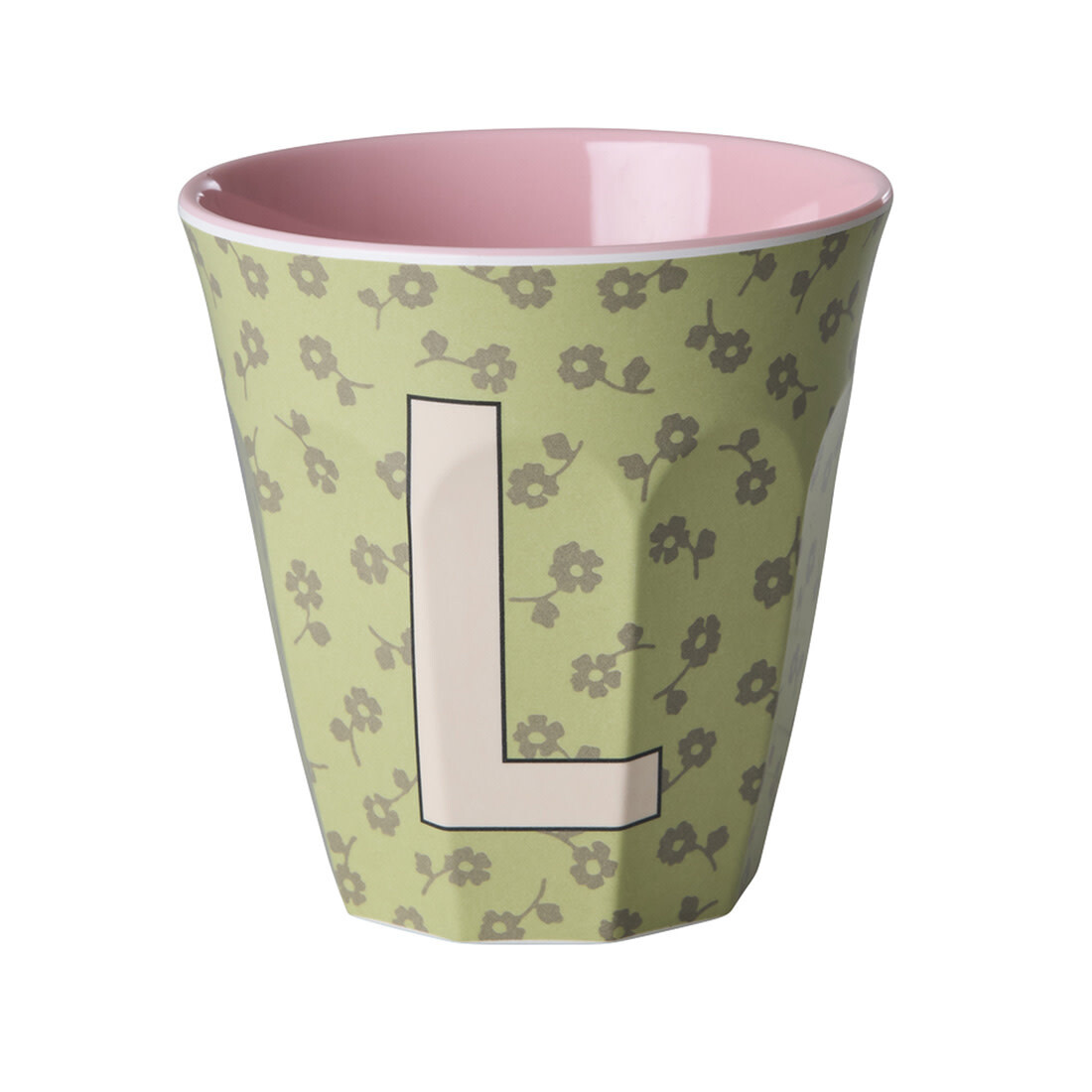 Rice Melaminbecher L «green Flowers»
