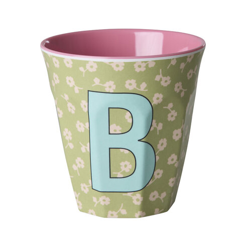 Rice Melaminbecher B «green Flowers»