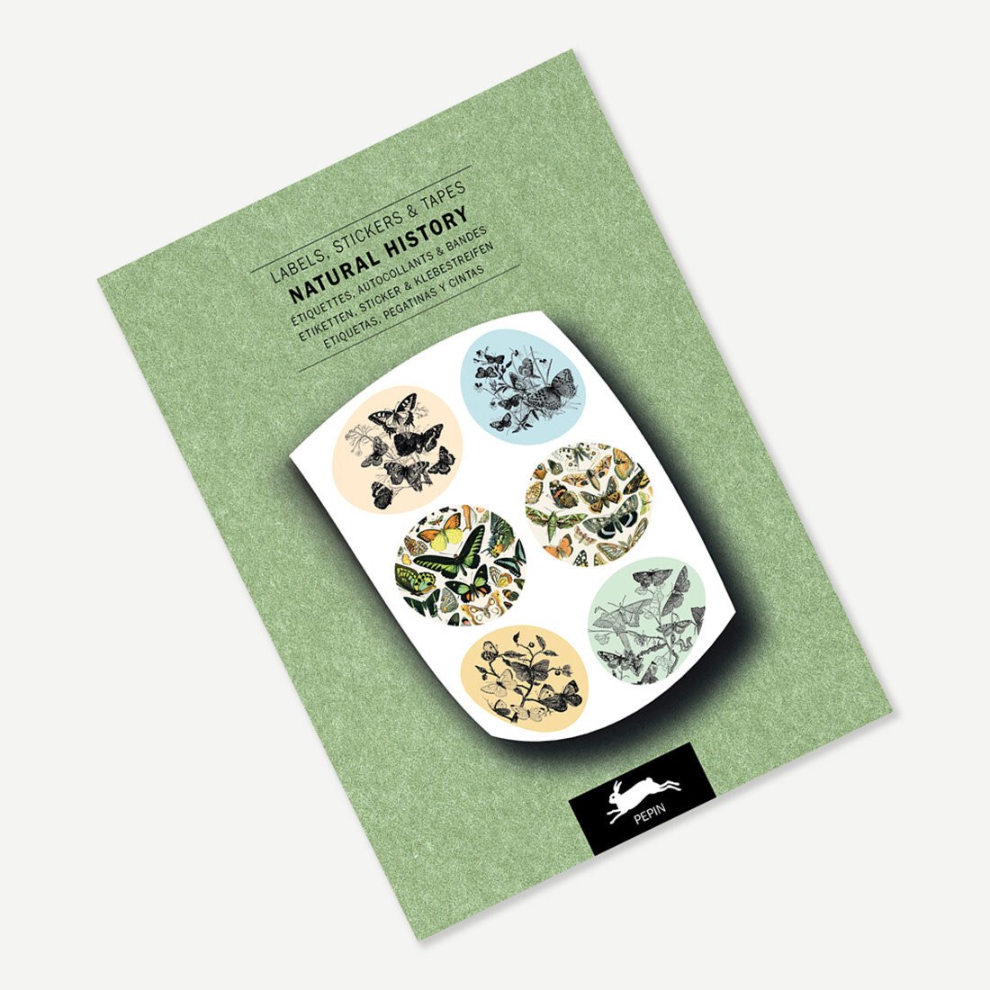Pepin Sticker & Labelbuch «Natural History»