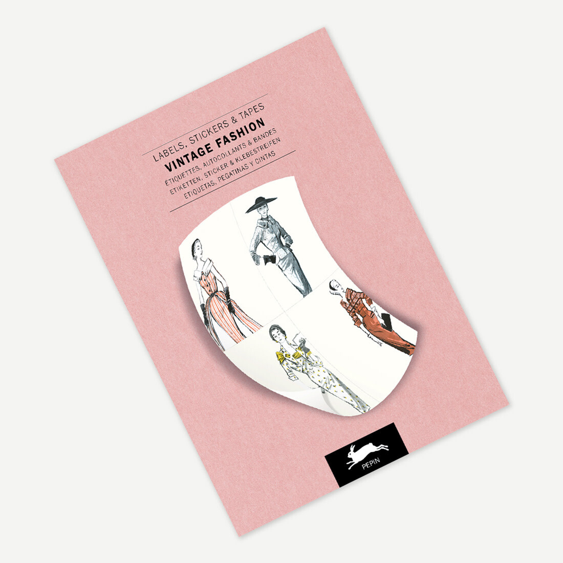 Pepin Sticker & Labelbuch «Vintage Fashion»