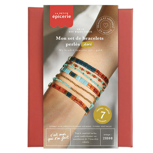 DIY Bijouterie «Mein Set goldene Armbänder»