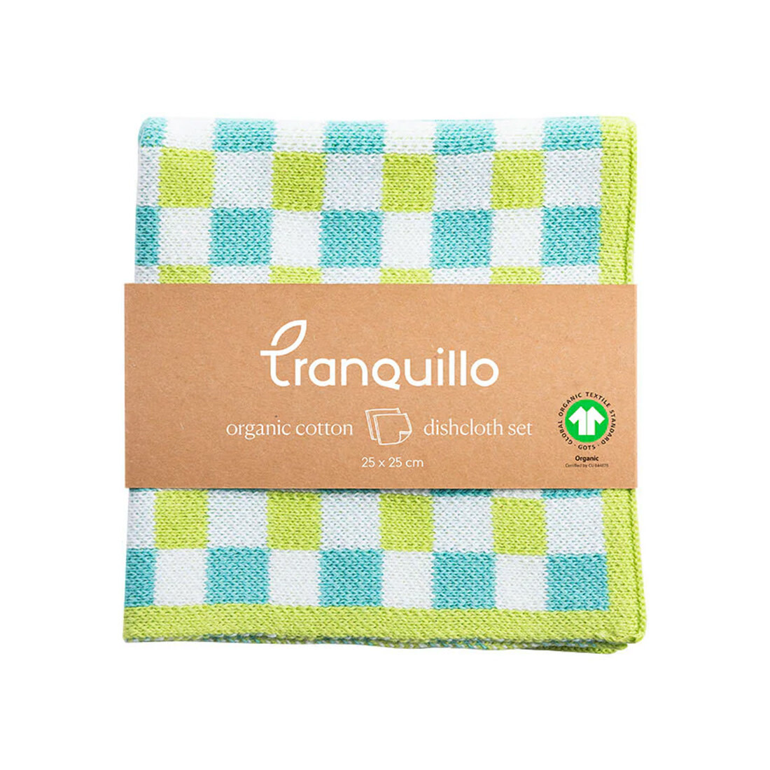 Tranquillo Abwaschtuch «Check» grün
