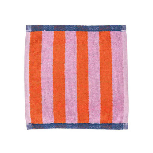 Tranquillo Abwaschtuch Streiffen orange-rosa