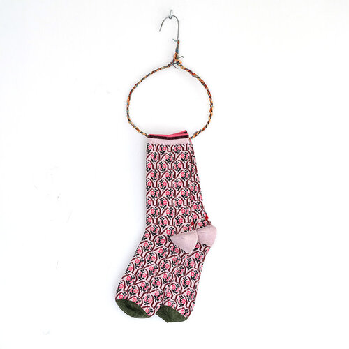 Hop Socks 36-42 «Amapolas» rosa