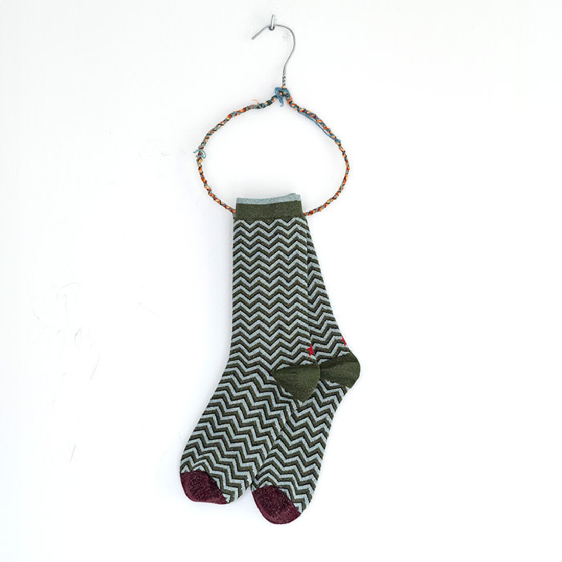 Hop Socks 36-42 «Zigzag» verde