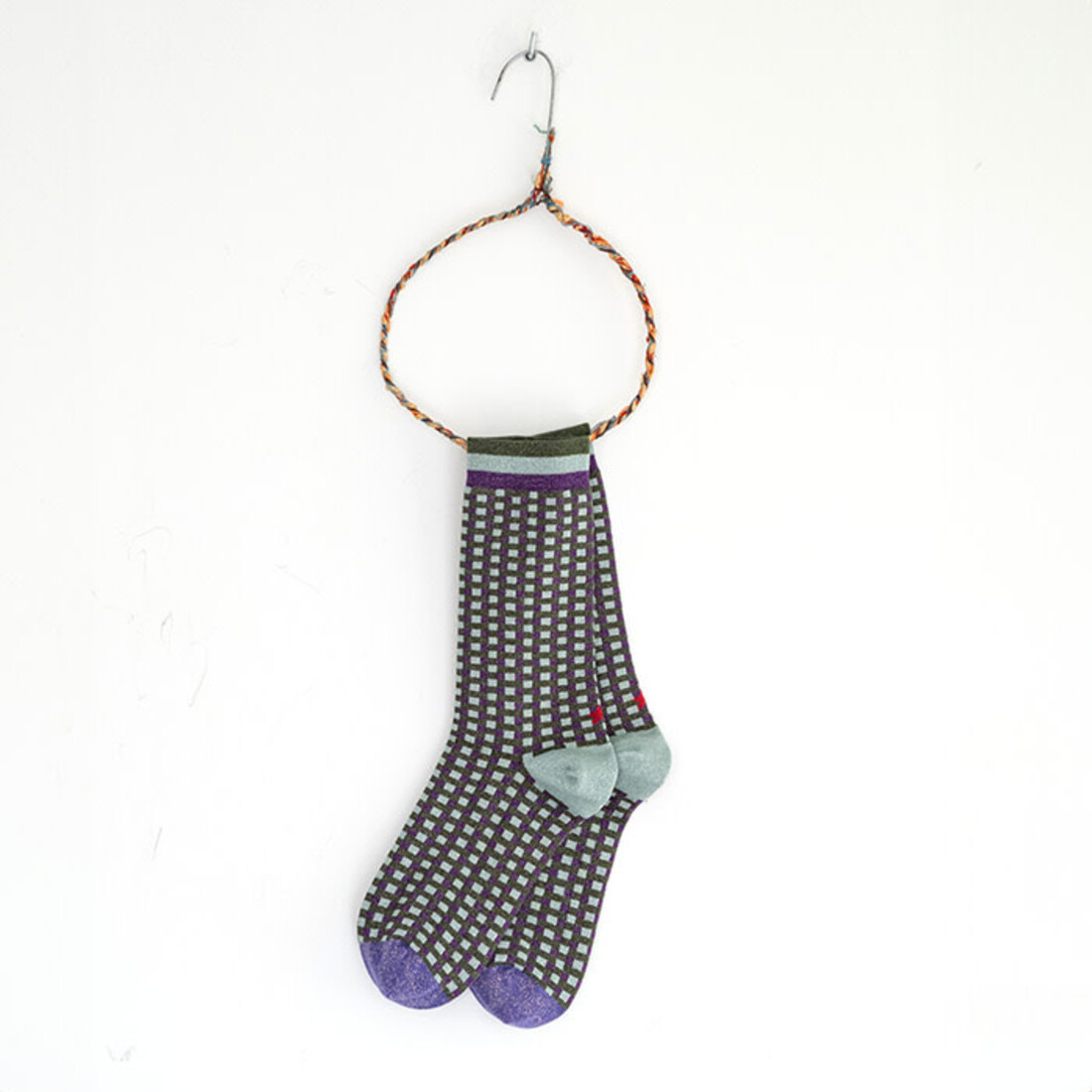 Hop Socks 36-42 «Vichy» verde