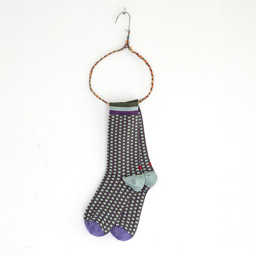 Hop Socks 36-42 «Vichy» verde