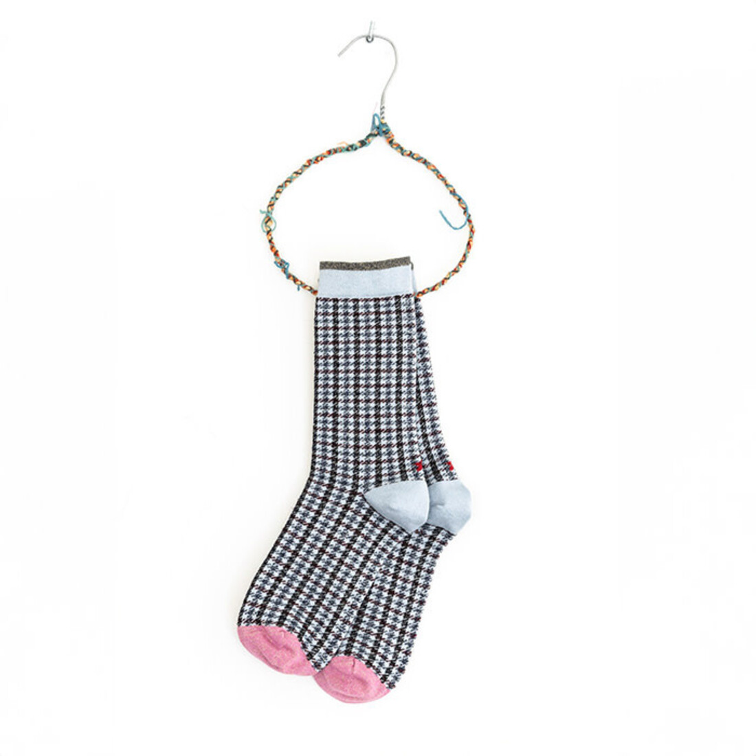 Hop Socks 36-42 «Pata de gallo» rosa