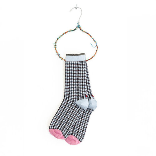 Hop Socks 36-42 «Pata de gallo» rosa