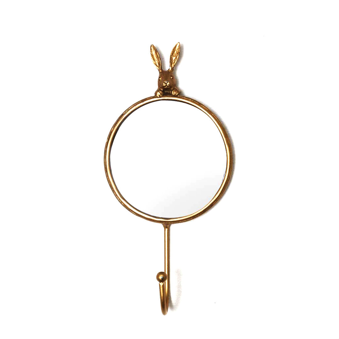 Hasenwandspiegel mit Haken