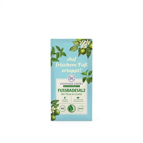 Dresdner Essenz Dresdner Fussbadesalz Bio-Minze&Limette
