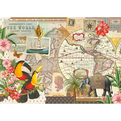 gwenaelle Puzzle «Mappemonde»