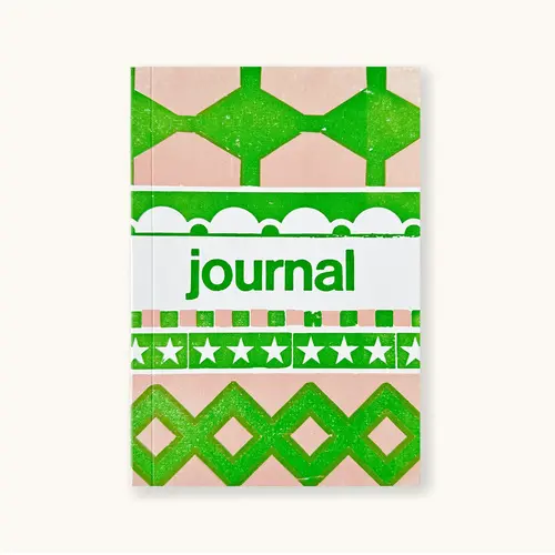 Sukie Reisetagebuch Letterpress Karneval in grün&pink