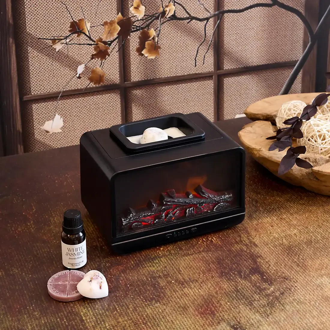 Le Studio Brulleur Diffueseur de cire au con du feu