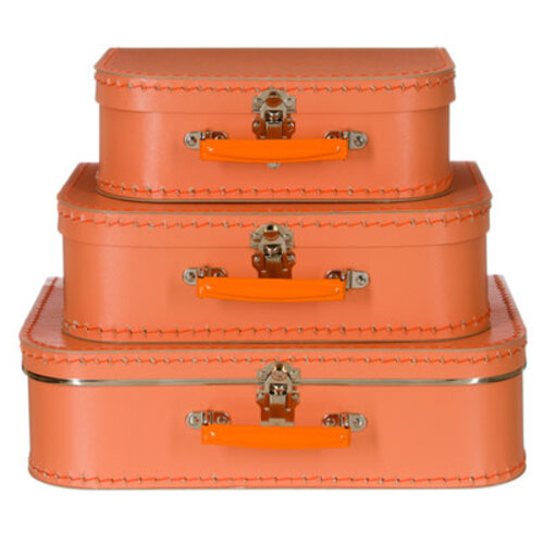 Koffer pastel orange