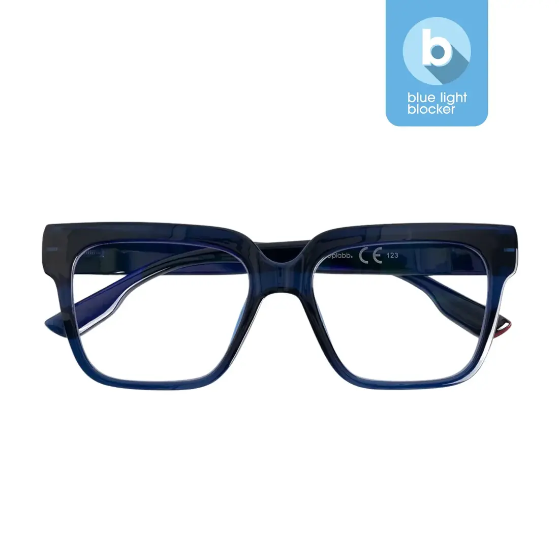 looplabb. Lesebrille «Max» marineblau blaulicht blocker