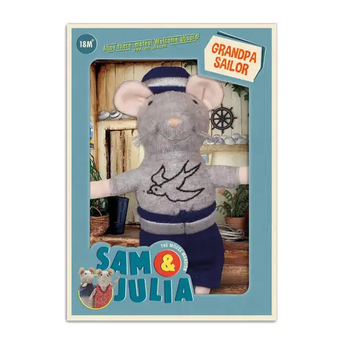 Mäusehaus Plüschmaus «Grandpa Sailor»