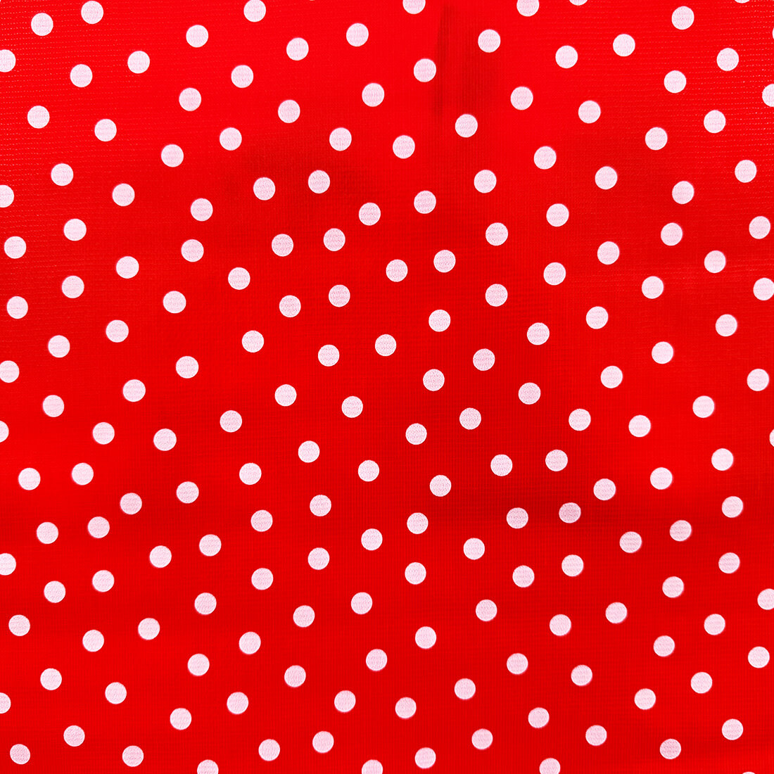 Wachstuch «Polkadot» weiss-rot