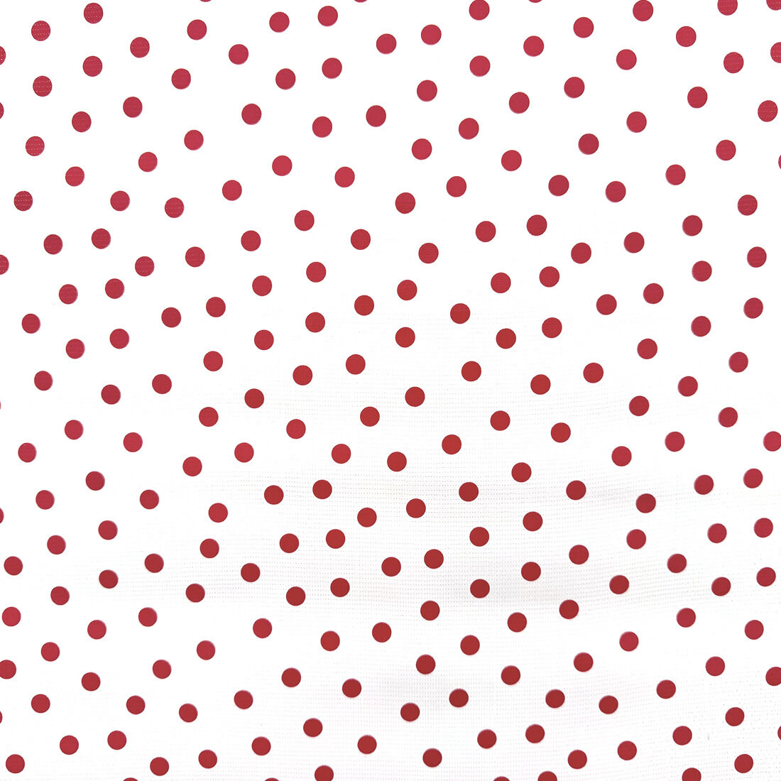 Wachstuch «Polkadot» weiss-rosa