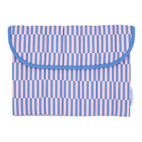 Laptoptasche «Blocks» blau-pink