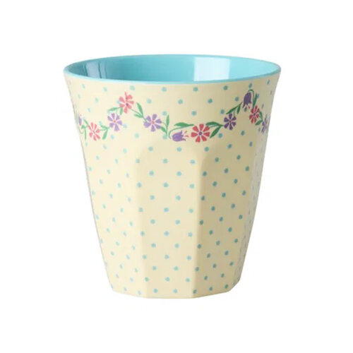 Rice Melaminbecher «Dots and Flowers»