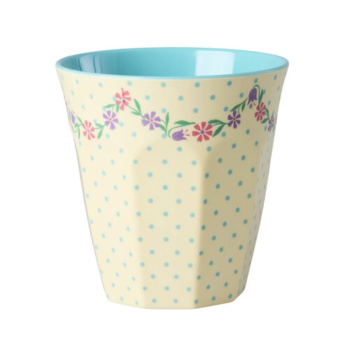 Rice Melaminbecher «Dots and Flowers»