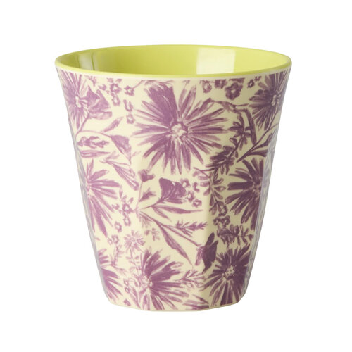 Rice Melaminbecher «Lila Flower Press»
