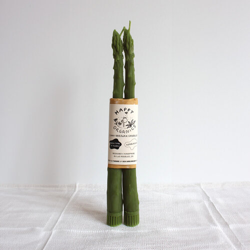Happy Organics Bienenwachskerzen «happy asparagus»
